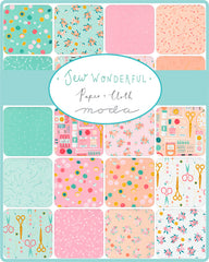 Sew Wonderful Charm Pack by Paper & Cloth for Moda Fabrics