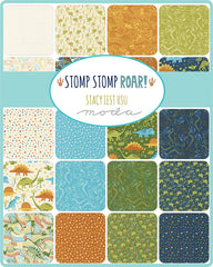 Stomp Stomp Roar Mini Charm by Stacy Iest Hsu for Moda Fabrics