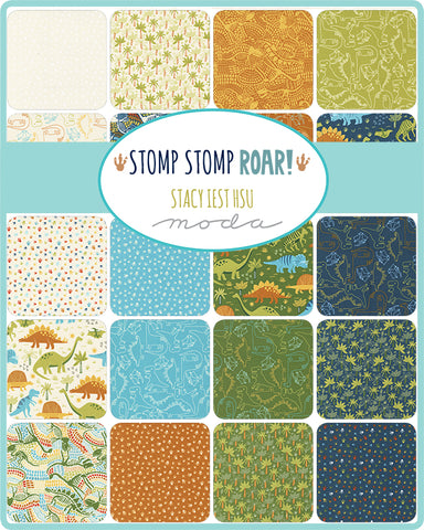 Stomp Stomp Roar Fat Quarter Bundle by Stacy Iest Hsu for Moda Fabrics