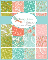 The Sea & Me Fat Quarter Bundle by Stacy Iest Hsu for Moda Fabrics