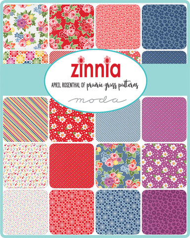 Zinnia Mini Charm by April Rosenthal for Moda Fabrics