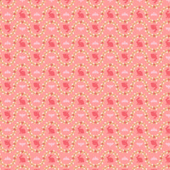 Poppie's Patchwork Club Pink Benjamin Yardage by Lori Woods for Poppie Cotton Fabrics