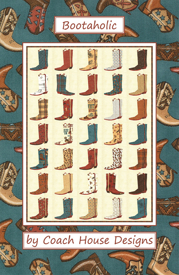 Bootaholic Quilt Pattern by Coach House Designs