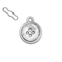 Button Zipper Pull or Sewing Charm