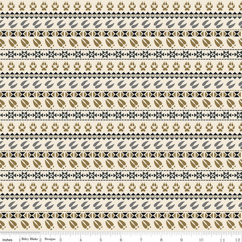 Timberland Cream Stripe Yardage by Riley Blake Designs