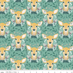 Harmony Seafoam Oh Deer Yardage by Melissa Lee for Riley Blake Designs