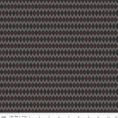 Into The Woods Black Line Dot Yardage by Lori Whitlock for Riley Blake Designs