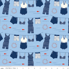Red White & Bang! Blue Main Yardage by Sandy Gervais for Riley Blake Designs