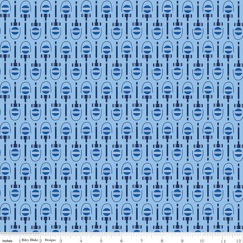 Red White & Bang! Blue Croquet Yardage by Sandy Gervais for Riley Blake Designs