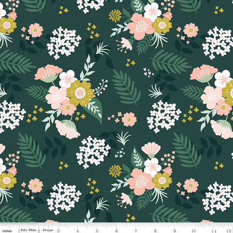 Hibiscus Hunter Main Yardage by Simple Simon and Co. for Riley Blake Designs
