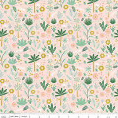 Hibiscus Blush Foliage Yardage by Simple Simon and Co. for Riley Blake Designs