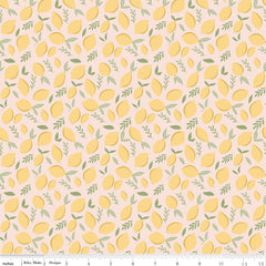Daybreak Blush Lemons Yardage by Fran Gulick for Riley Blake Designs