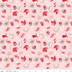 Cook Book Frosting Breakfast Yardage by Lori Holt for Riley Blake Designs