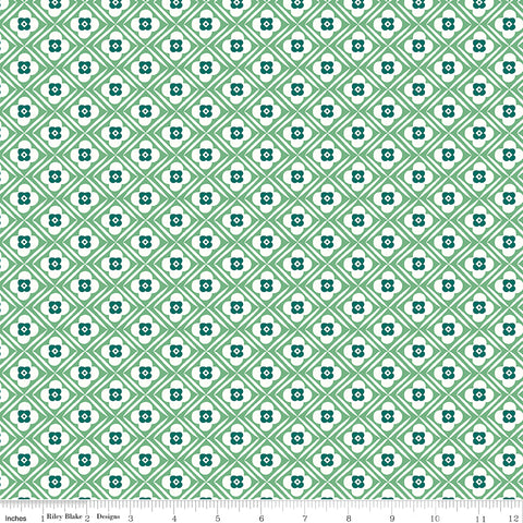 Bee Plaids Clover Hugs Yardage by Lori Holt for Riley Blake Designs