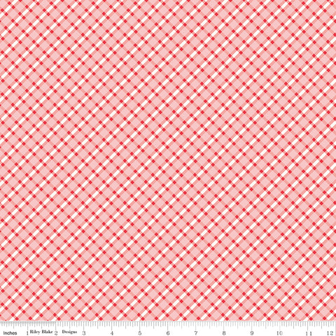 Bee Plaids Frosting Cobbler Yardage by Lori Holt for Riley Blake Designs