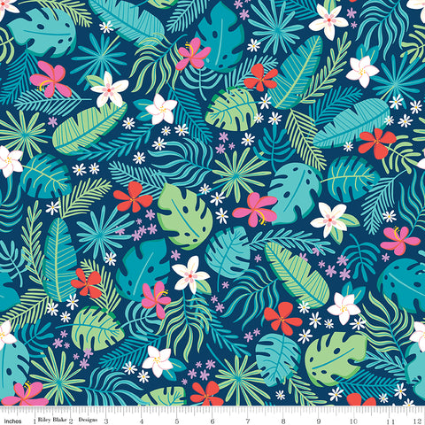 Sunshine Blvd Navy Main Yardage by Amber Kemp-Gerstel for Riley Blake Designs