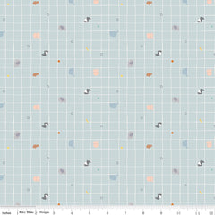Little Things Mist Grid Yardage by the RBD Designers for Riley Blake Designs