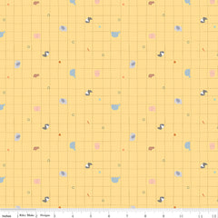 Little Things Sunshine Grid Yardage by the RBD Designers for Riley Blake Designs