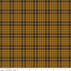 Awesome Autumn Sienna Plaid Yardage by Sandy Gervais for Riley Blake Designs