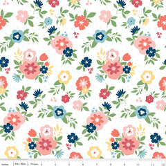Sew Much Fun White Main Yardage by Echo Park Paper for Riley Blake Designs