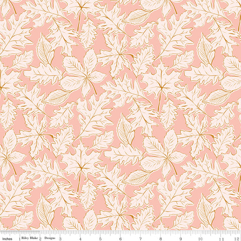 Maple Pink Fall Yardage by Gabrielle Neil Design for Riley Blake Designs