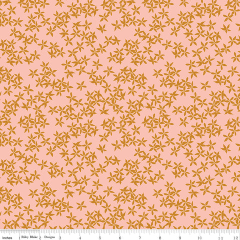 Maple Pink Floral Yardage by Gabrielle Neil Design for Riley Blake Designs