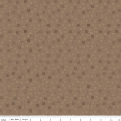 Calico Chestnut Squares Yardage by Lori Holt for Riley Blake Designs