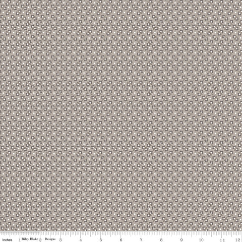 Calico Pewter Flowerbed Yardage by Lori Holt for Riley Blake Designs