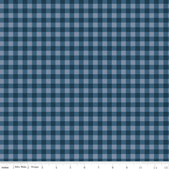 Red White And True Navy Plaid Yardage by Dani Mogstad for Riley Blake Designs