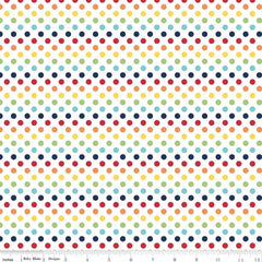 Small Dots Rainbow Yardage by Riley Blake Designs