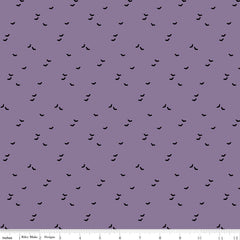 Seasonal Basics Purple Bats Yardage by Riley Blake Designs