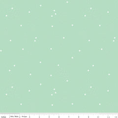 Dainty Daisy Mint Yardage by Beverly McCullough for Riley Blake Designs