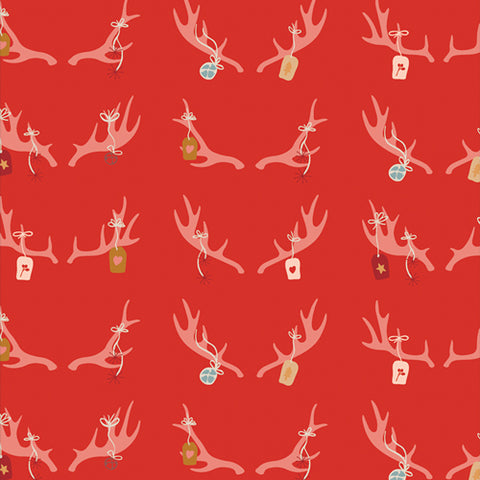 Cozy & Magical Cheerful Antlers Yardage by Maureen Cracknell for Art Gallery Fabrics