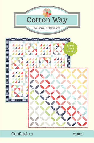 Confetti + 1 Quilt Pattern by Cotton Way