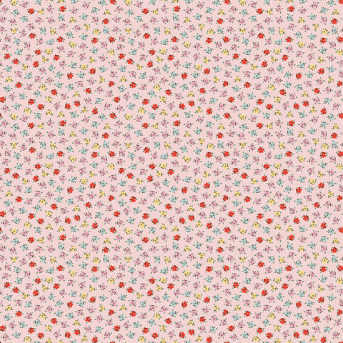 My Favorite Things Pink Delightful Yardage by Lori Woods for Poppie Cotton Fabrics