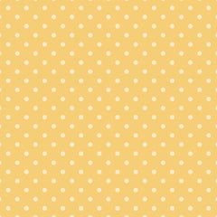 Sunshine And Chamomile Yellow Dots Yardage by Lori Woods for Poppie Cotton Fabrics
