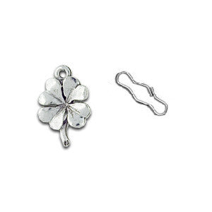 Four Leaf Clover Zipper Pull or Sewing Charm