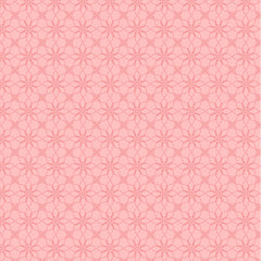 Treasured Threads Pink Granny Yardage by Lori Woods for Poppie Cotton Fabrics