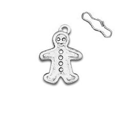 Gingerbread Man Zipper Pull or Sewing Charm
