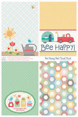 Bee Ginghams Dish Towel Panel by Lori Holt for Riley Blake Designs