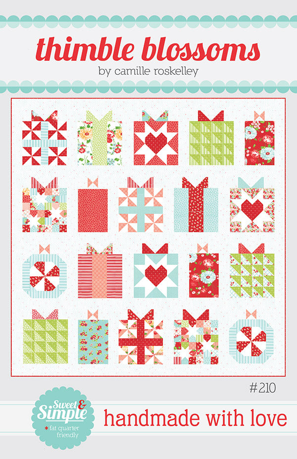 Handmade With Love Quilt Pattern by Thimble Blossoms