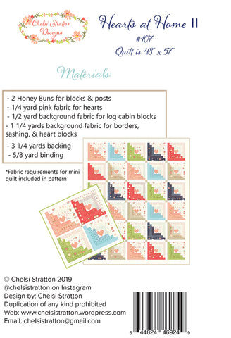 Hearts at Home ll Quilt Pattern by Chelsi Stratton