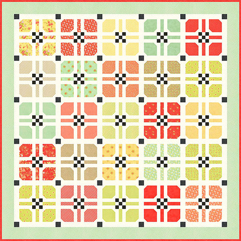 Hopscotch Quilt Pattern by Fig Tree & Co.