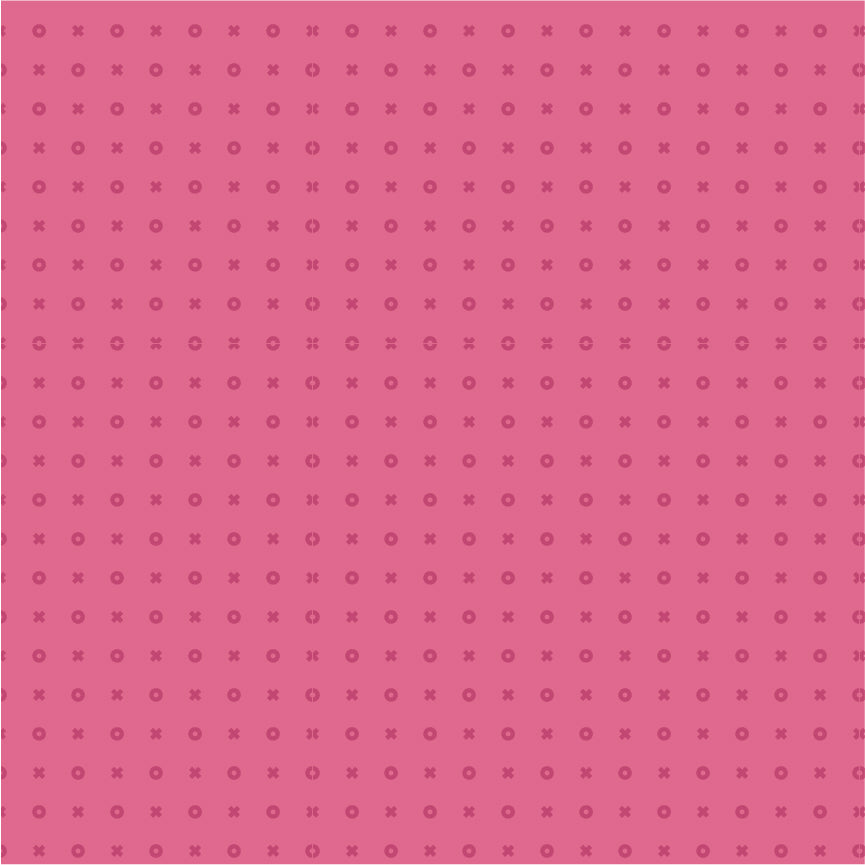 Kiss Hug Pink Fuschia Yardage by Lori Woods for Poppie Cotton Fabrics