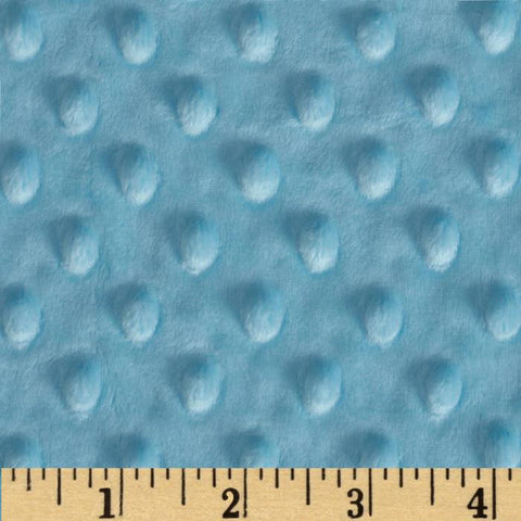 Minky Cuddle Dimple Dot Turquoise by Shannon Fabrics