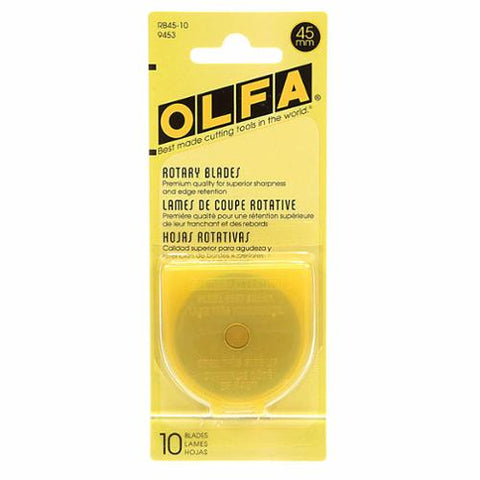 45MM Rotary Blades by Olfa 10 Count