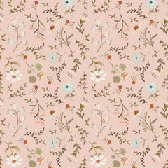 House and Home Blush Meagan Yardage by Lori Woods for Poppie Cotton Fabrics