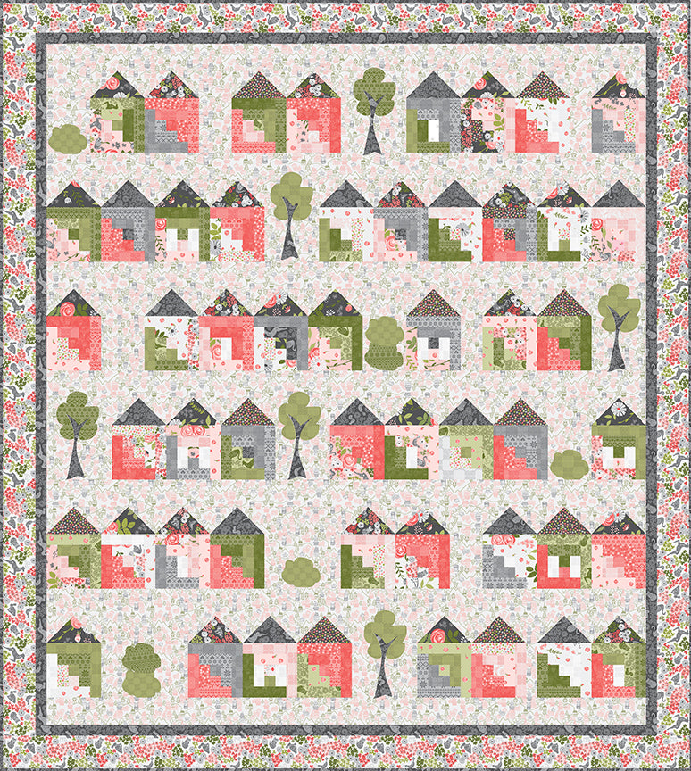 Tiny House Craze Quilt Pattern by Jill Finley for Riley Blake Designs