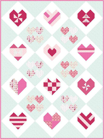 All the Hearts Quilt Pattern by Melissa Mortenson