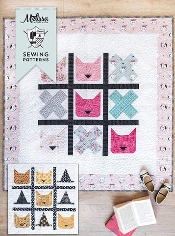 Tic Tac Cat Quilt Pattern by Melissa Mortenson